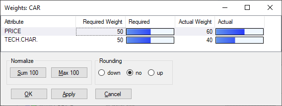 Weight Editor